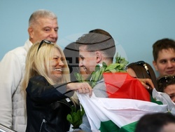 Национален отбор по волейбол - посрещане