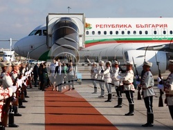 Национален отбор по волейбол - посрещане