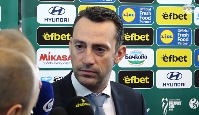 Спортният министър Иван Пешев за волейболистите: "Думите са малко за това, което те направиха"