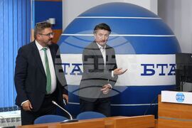 Национален пресклуб на БТА София - Мирослав Боршош - Ива Вълчева - изявление