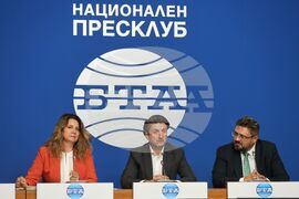 Национален пресклуб на БТА София - Мирослав Боршош - Ива Вълчева - изявление