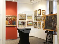 Над 150 картини на стойност над 250 000 евро ще бъдат показани в аукцион в София. Снимка: Artmark