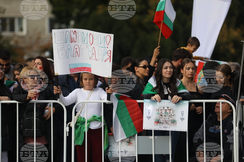 Национален отбор по волейбол - официално посрещане