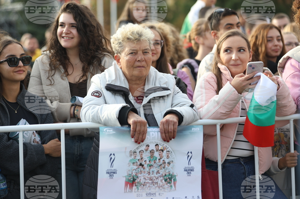 Национален отбор по волейбол - официално посрещане