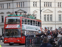 Национален отбор по волейбол - официално посрещане
