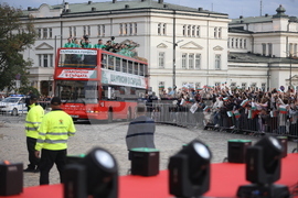 Национален отбор по волейбол - официално посрещане