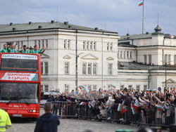 Национален отбор по волейбол - официално посрещане