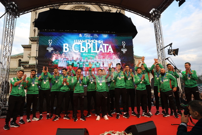  Национален отбор по волейбол - официално посрещане