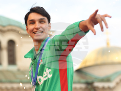 Национален отбор по волейбол - официално посрещане - Симеон Николов