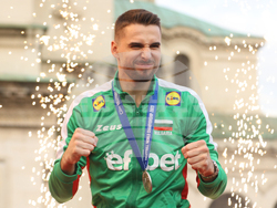 Национален отбор по волейбол - официално посрещане - Мартин Атанасов