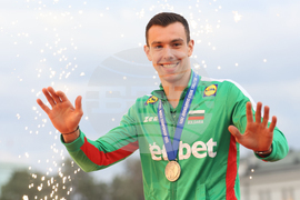 Национален отбор по волейбол - официално посрещане - Аспарух Аспарухов