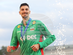 Национален отбор по волейбол - официално посрещане - Алекс Грозданов