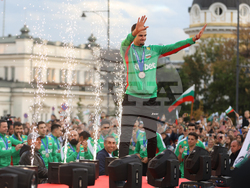 Национален отбор по волейбол - официално посрещане - Георги Татаров