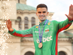 Национален отбор по волейбол - официално посрещане - Георги Татаров