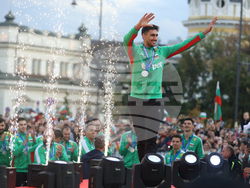 Национален отбор по волейбол - официално посрещане - Велислав Антов