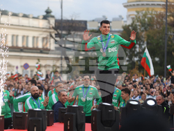 Национален отбор по волейбол - официално посрещане - Стоил Палев