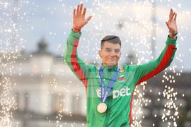 Национален отбор по волейбол - официално посрещане - Стоил Палев