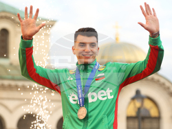 Национален отбор по волейбол - официално посрещане - Стоил Палев