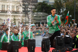 Национален отбор по волейбол - официално посрещане - Преслав Петков