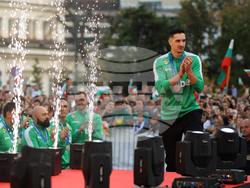 Национален отбор по волейбол - официално посрещане - Преслав Петков