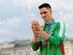 Национален отбор по волейбол - официално посрещане - Преслав Петков