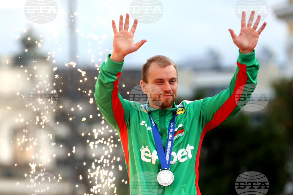 Национален отбор по волейбол - официално посрещане  - Христо Тодоров