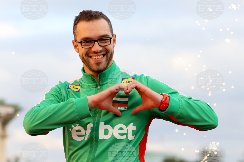 Национален отбор по волейбол - официално посрещане - Борис Николов