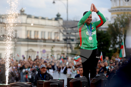 Национален отбор по волейбол - официално посрещане - Джанлоренцо Бленджини