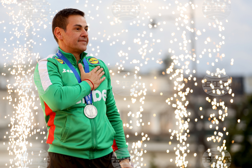 Национален отбор по волейбол - официално посрещане - Джанлоренцо Бленджини