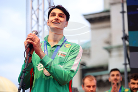 Национален отбор по волейбол - официално посрещане - Симеон Николов