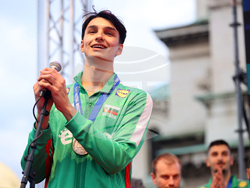 Национален отбор по волейбол - официално посрещане - Симеон Николов