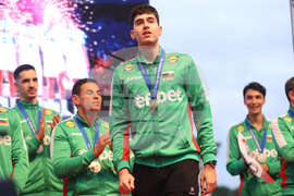 Национален отбор по волейбол - официално посрещане - Борис Начев