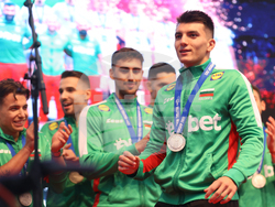 Национален отбор по волейбол - официално посрещане - Стоил Палев