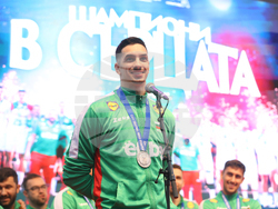 Национален отбор по волейбол - официално посрещане - Преслав Петков