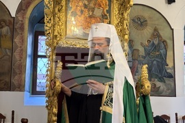 Самоков - храм „Покров Богородичен“ - патрирах Даниил - литургия