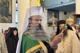 Самоков - храм „Покров Богородичен“ - патрирах Даниил - литургия