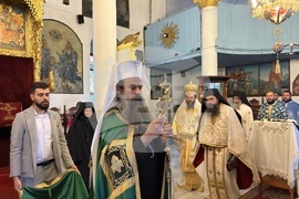 Самоков - храм „Покров Богородичен“ - патрирах Даниил - литургия