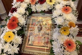 Самоков - храм „Покров Богородичен“ - патрирах Даниил - литургия