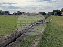 Казанлък - тренировъчен терен - поливна система