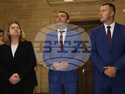 Народно събрание - волейболисти - награждаване