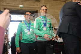 Народно събрание - волейболисти - награждаване