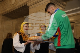 Народно събрание - волейболисти - награждаване