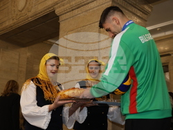 Народно събрание - волейболисти - награждаване