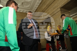 Народно събрание - волейболисти - награждаване