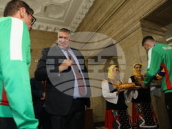 Народно събрание - волейболисти - награждаване