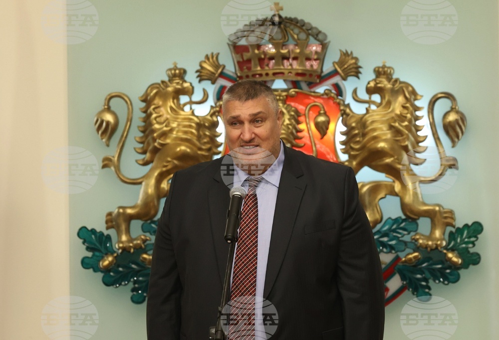 Президентство - Национален отбор на България по волейбол за мъже - награждаване