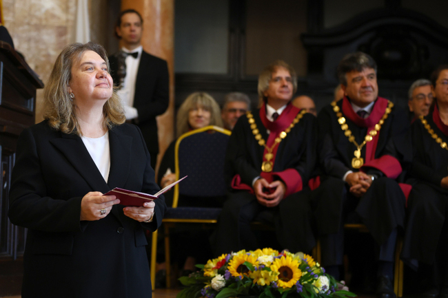 Председателят на Народното събрание Наталия Киселова откри академичната година в Софийския университет „Св. Климент Охридски“