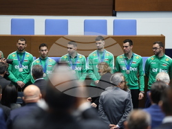 Народно събрание - волейболисти - награждаване