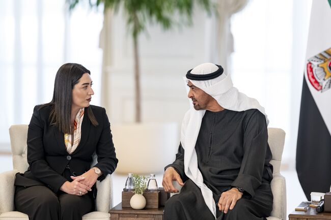 УАМ: Президентът на ОАЕ се срещна с министъра на вътрешните работи на Армения