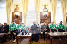 Патриарх Даниил - национален отбор по волейбол - среща